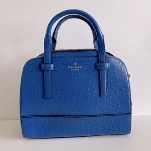 Kate spade structured blue handbag